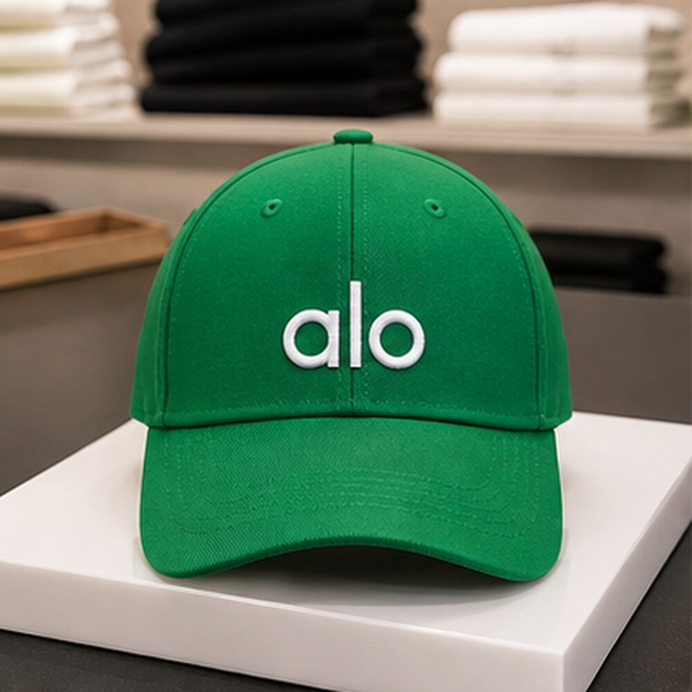 ALO Yoga Green Pilates Baseball Cap Hat OS